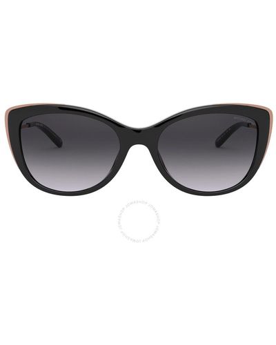 Michael Kors South Hampton Dark Grey Gradient Cat Eye Sunglasses Mk2127u 33328g 55
