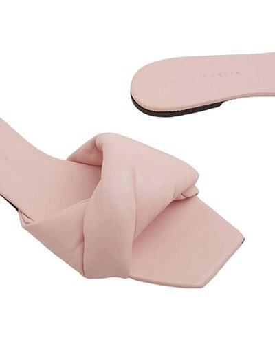 STUDIO AMELIA Twist Front 10 Flat Leather S - Pink