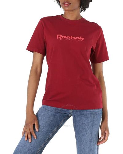 Reebok Cotton Jersey Vb Logo T-shirt - Red