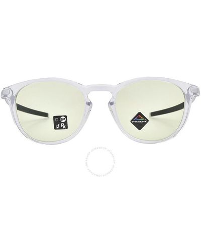Oakley Pitchman R Prizm Gaming Round Sunglasses Oo9439 943916 50 - Metallic