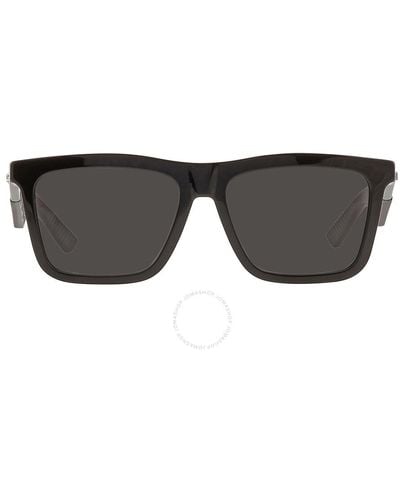 Dior Dark Gray Square Sunglasses B27 S1i 10a0 56 - Black