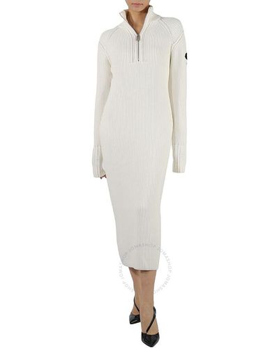 Moncler 1017 Alyx 9sm Ribbed Maxi Dress - White