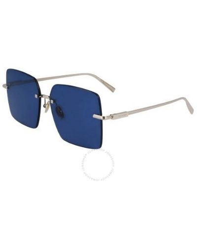 Ferragamo Blue Square Sunglasses Sf311s 743 60