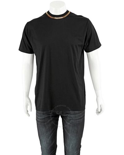 Burberry Chain Detail T-shirt - Black