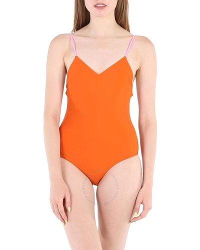Rejina Pyo Ava One-piece Swim Suit - Orange