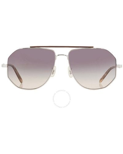Oliver Peoples Brunello Cucinelli Moraldo Light Shale Gradient Titanium Sunglasses Ov1317st 503611 59 - Brown