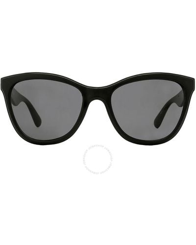 Guess Factory Smoke Cat Eye Sunglasses Gf0296 01a 56 - Black