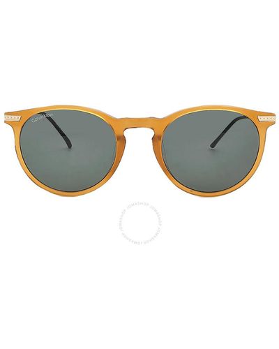 Calvin Klein Oval Sunglasses Ck22528ts 729 51 - Brown