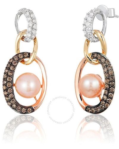 Le Vian Chocolatier Earrings Strawberry Pearls - Metallic
