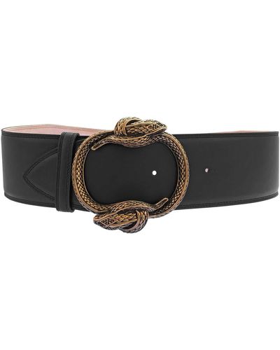 Black Roberto Cavalli Belts for Women | Lyst
