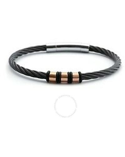 Charriol Celtic Cable Bracelet - Black