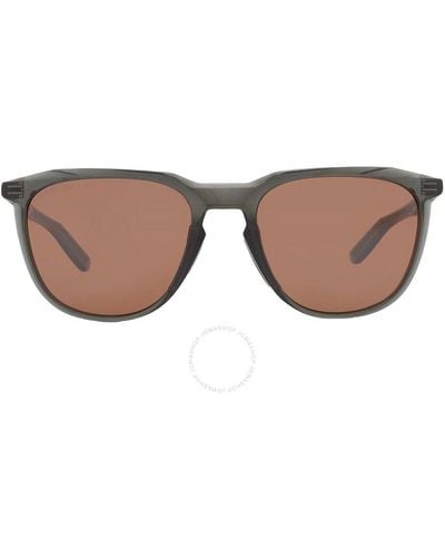 Oakley Thurso Prizm Tungsten Polarized Oval Sunglasses Oo9286 928603 54 - Brown