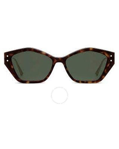 Dior Geometric Sunglasses Miss S1u Cd40107u 52n 56 - Brown
