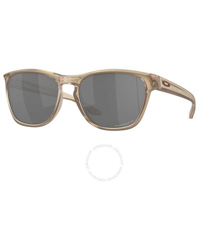 Oakley Manorburn Prizom Polarized Square Sunglasses Oo9479 947917 56 - Grey
