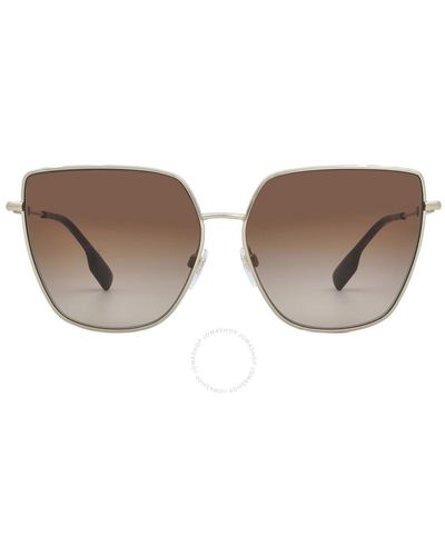 Burberry Alexis Brown Gradient Butterfly Sunglasses Be3143 110913 61 - Multicolor