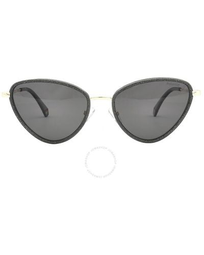 Polaroid Core Polarized Cat Eye Sunglasses Pld 6148/s/x 0kb7/m9 55 - Black