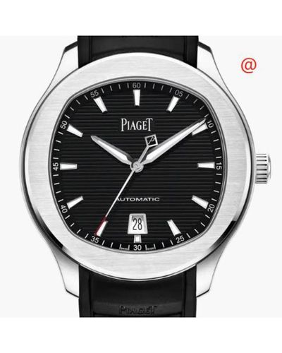 Piaget Polo Automatic Black Dial Watch - Metallic
