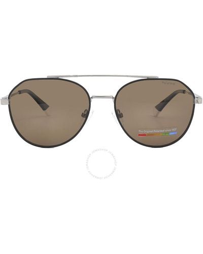 Polaroid Polarized Bronze Phantos Sunglasses Pld 4119/s/x 085k/sp 56 - Metallic