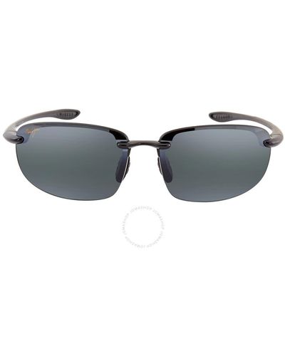 Maui Jim Grey Rectangular Sunglasses 407n-02