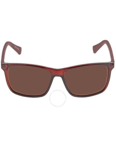 Calvin Klein Rectangular Sunglasses - Brown