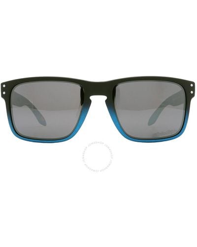 Oakley Holbrook Prizm Black Square Sunglasses Oo9102 9102x9 55 - Gray