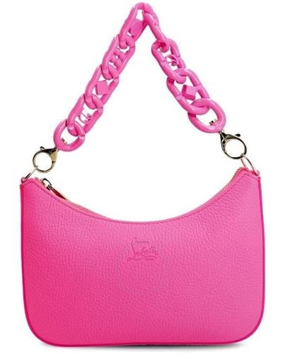 Christian Louboutin Rose Calf Leather Mini Loubila Bag - Pink
