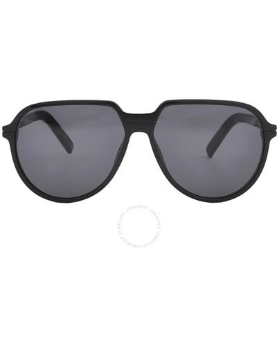 Dior Essential Dark Gray Pilot Sunglasses Dm40005i 01a 58