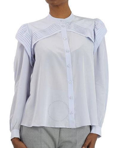 Chloé Crepe De Chine Shirt - Blue