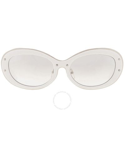 Yohji Yamamoto X Linda Farrow Clear Flash Oval Sunglasses Yyh Dragonfly-c3 - Multicolor