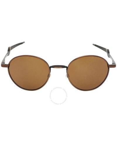 Oakley Terrigal Prizm Tungsten Round Unisex Sunglasses  414602 51 - Brown