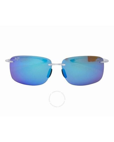 Maui Jim Hema Hawaii Rectangular Sunglasses B443-05cm 62 - Blue