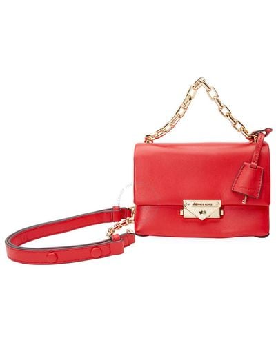 Michael Kors Cece Extra-small Leather Crossbody Bag - Red