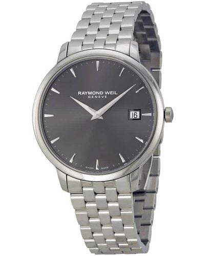 Raymond Weil Toccata Grey Dial Steel Bracelet 42 Mm Watch -60001