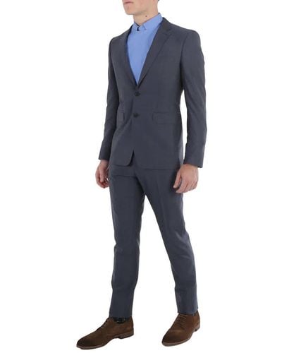 Burberry Stirling Wool Suit - Blue