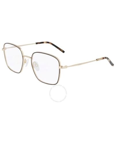 DKNY Demo Square Eyeglasses Dk1024 210 51 - Metallic
