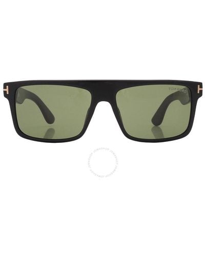 Tom Ford Philippe Green Browline Sunglasses