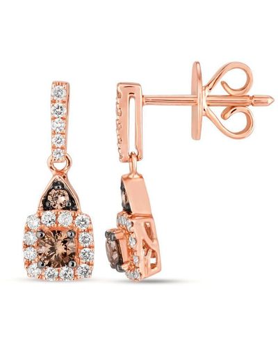 Le Vian Chocolate Solitaire Earrings Set - Pink