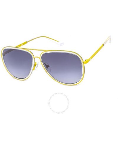 Guess Yellow Pilot Sunglasses Gu698239c59 - Blue