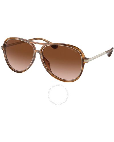 Michael Kors Breckenridge Gradient Phantos Sunglasses Mk2176u 39153b 58 - Brown