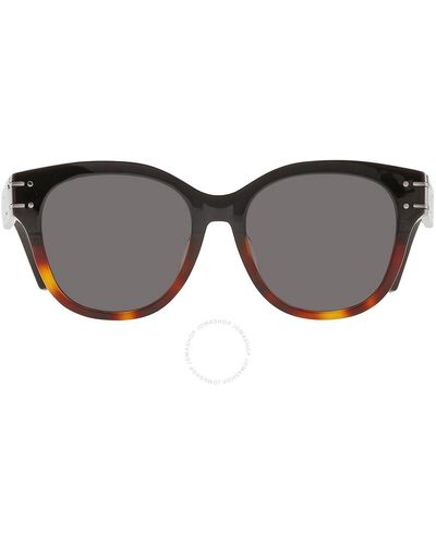 Dior Grey Butterfly Sunglasses Signature B6f 18a0 55 - Brown