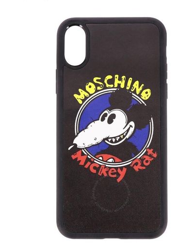 Moschino Mickey Rat Couture Capsule Chinese New Year Iphone X Case - Black