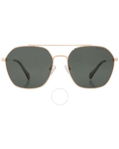 Polaroid Polarized Pilot Sunglasses Pld 6172/s 0j5g/uc 57 - Black