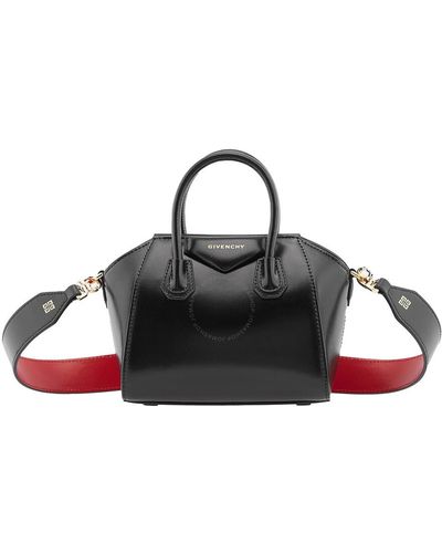 Givenchy Leather Small Antigona Bag - Black