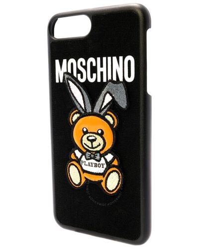 Moschino Playboy Teddy Iphone Case - Black