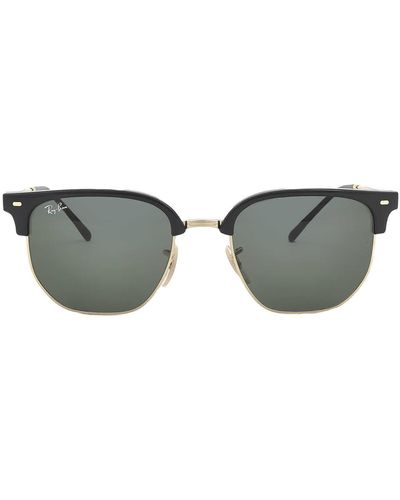 Ray-Ban New Clubmaster Green Sunglasses Rb4416 601/31 53 - Grey