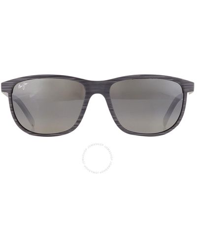 Maui Jim Lele Kawa Neutral Rectangular Sunglasses 811-11d 58 - Grey
