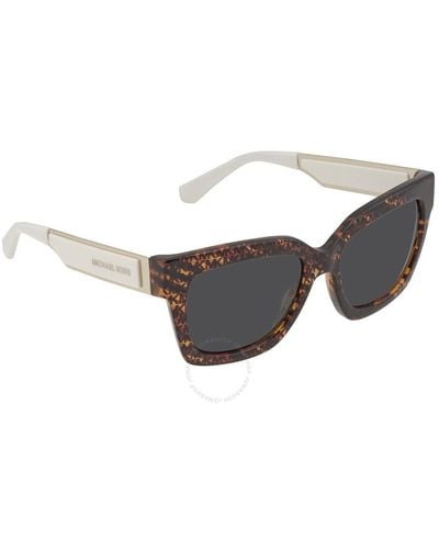 Michael Kors Berkshires Dark Square Sunglasses Mk2102 366787 54 - Gray