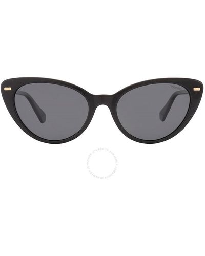 Polaroid Core Polarized Cat Eye Sunglasses Pld 4109/s 0807m9 52 - Black