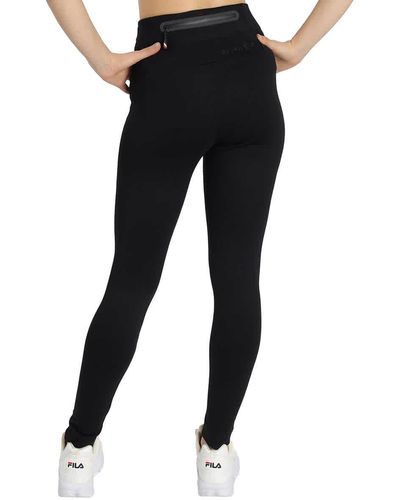 Moncler Grenoble Logo Printed High-waist leggings - Black