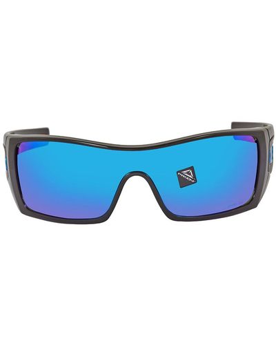 Oakley Batwolf Prizm Sapphire Wrap Sunglasses - Blue